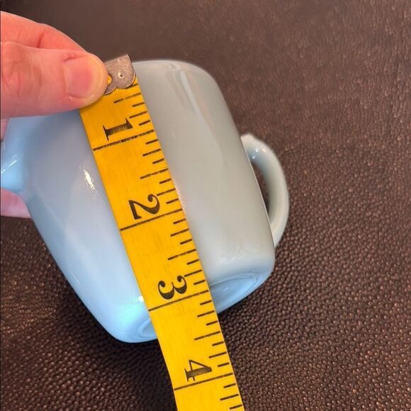 Fire-King Set of Two Turquise Blue Sugar and Creamer  Vintage - Picture 5 of 8